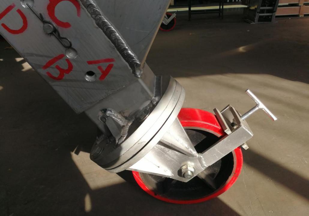 Beam and guide rail assembly