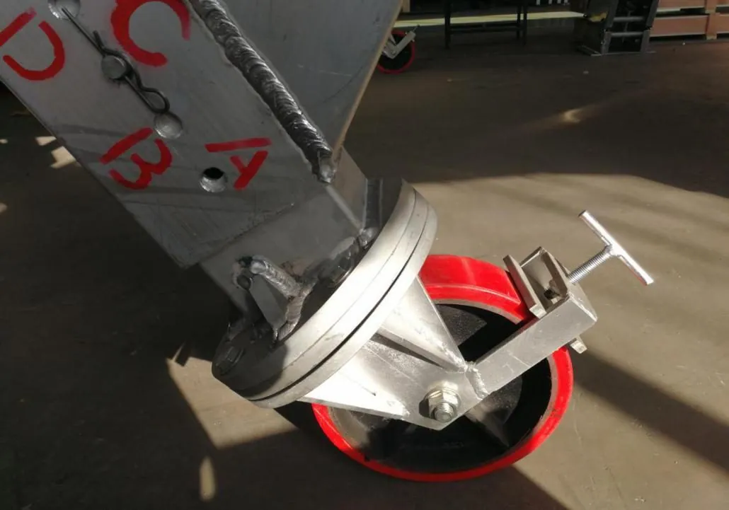 Beam and guide rail assembly
