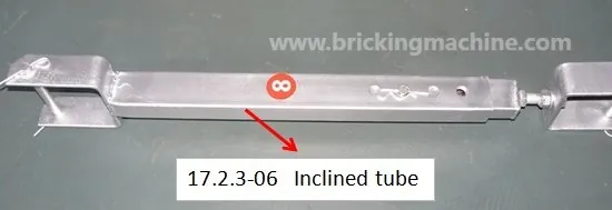 Inclined tube assembly
