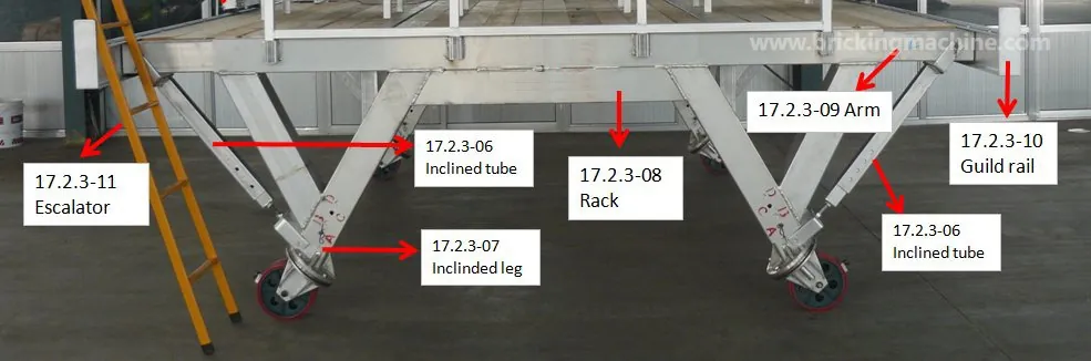 Inclined tube assembly
