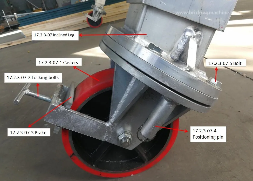 Casters assembly