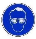 Eye protection sign