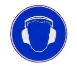 Ears protection sign