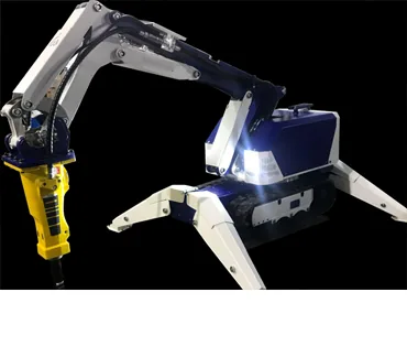 Demolition Robot 2.0 remote-controlled demolition robot by Haide Machine